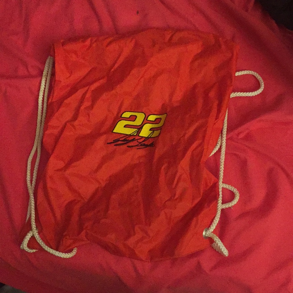 Joey Logano Drawstring Backpack